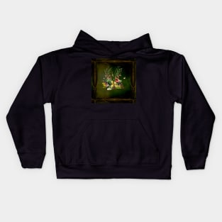 Sweet easter design with chicken Kids Hoodie